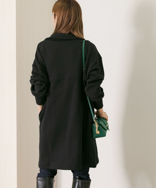 URBAN RESEARCH Sonny Label（アーバンリサーチサニーレーベル）の「ハーフジップスウェットチュニック（チュニック・レディース・ブラック/グレー/オレンジ・FREE）」の20枚目の写真