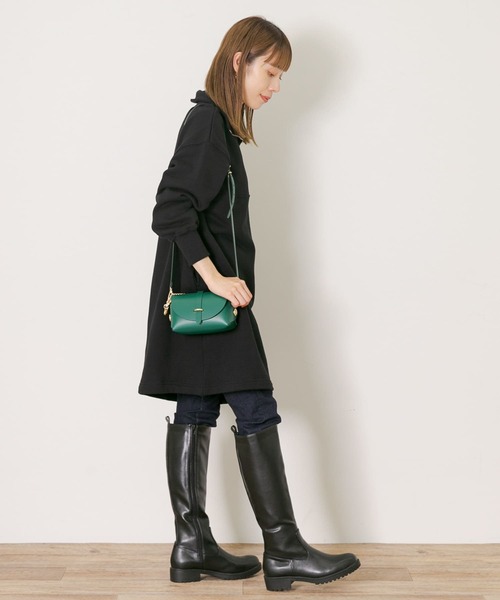 URBAN RESEARCH Sonny Label（アーバンリサーチサニーレーベル）の「ハーフジップスウェットチュニック（チュニック・レディース・ブラック/グレー/オレンジ・FREE）」の21枚目の写真