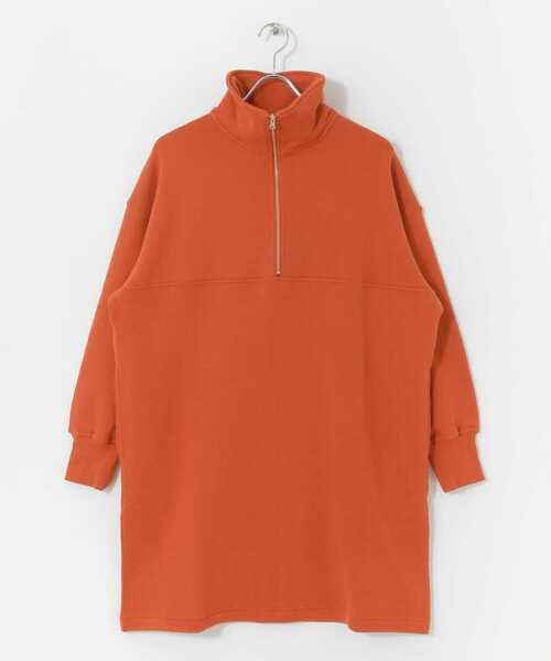 URBAN RESEARCH Sonny Label（アーバンリサーチサニーレーベル）の「ハーフジップスウェットチュニック（チュニック・レディース・ブラック/グレー/オレンジ・FREE）」の18枚目の写真