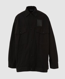 RAF SIMONS（ラフシモンズ）の「Denim jacket with leather patch（その他アウター）」