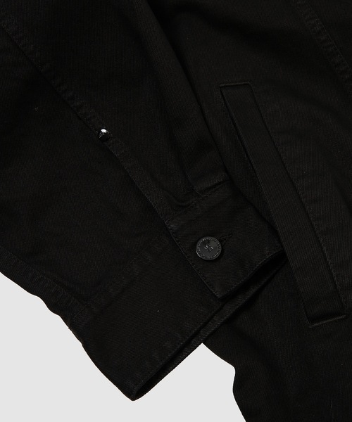 RAF SIMONS（ラフシモンズ）の「Denim jacket with leather patch（その他アウター・メンズ・ブラック・S/M/L）」の5枚目の写真