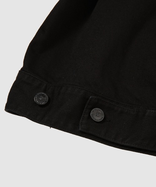 RAF SIMONS（ラフシモンズ）の「Denim jacket with leather patch（その他アウター・メンズ・ブラック・S/M/L）」の6枚目の写真