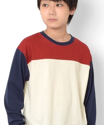 GLAZOS | 切り替えロングTシャツ(Tシャツ/カットソー)