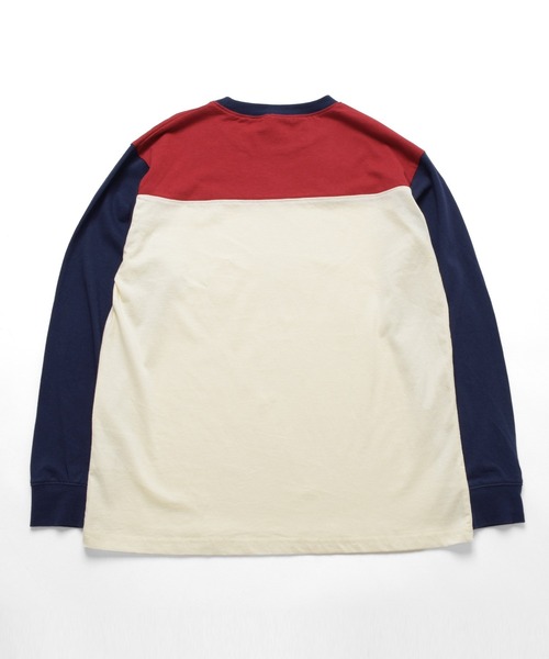 GLAZOS（グラソス）の「切り替えロングTシャツ（Tシャツ/カットソー・キッズ・ブラック/ネイビー/ベージュ・160cm/140cm/170cm/150cm）」の18枚目の写真