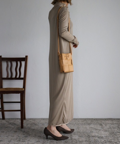 Bonjour Sagan（ボンジュールサガン）の「【2022 新作】カセットショルダーミニバッグ（ショルダーバッグ・レディース・ホワイト/ブラック/ベージュ・FREE）」の15枚目の写真