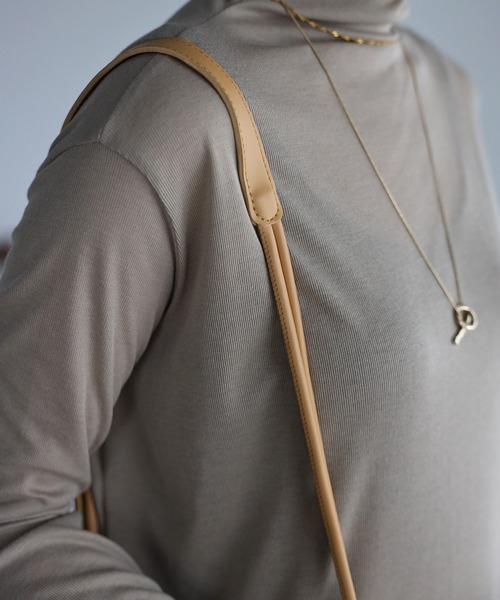 Bonjour Sagan（ボンジュールサガン）の「【2022 新作】カセットショルダーミニバッグ（ショルダーバッグ・レディース・ホワイト/ブラック/ベージュ・FREE）」の19枚目の写真