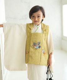 utatane ウタタネ 七五三 3歳 男の子 utatane｜utatane 七五三 着物 3歳 男の子 被布セット ベージュ