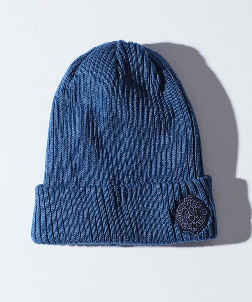The DUFFER of ST.GEORGE（ザダファーオブセントジョージ）の「[INDIGO LABEL] INDIGO LIKE KNIT WATCH：インディゴライク ニットキャップ（ニットキャップ/ビーニー・メンズ・インディゴブルー/ダークインディゴブルー・F）」の2枚目の写真