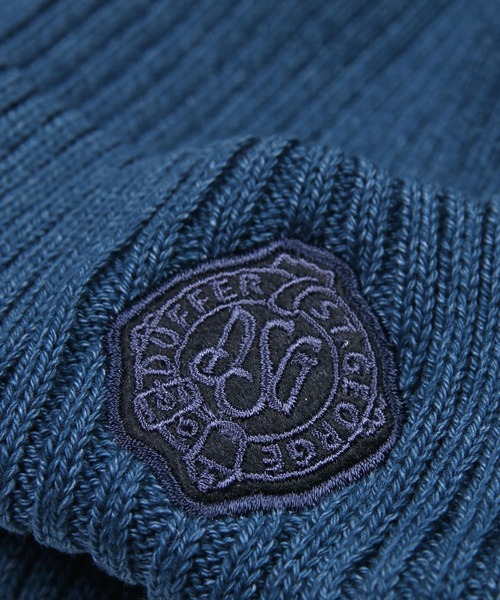 The DUFFER of ST.GEORGE（ザダファーオブセントジョージ）の「[INDIGO LABEL] INDIGO LIKE KNIT WATCH：インディゴライク ニットキャップ（ニットキャップ/ビーニー・メンズ・インディゴブルー/ダークインディゴブルー・F）」の3枚目の写真