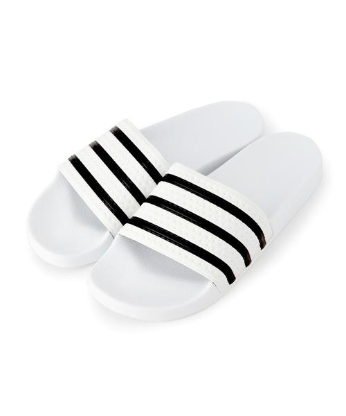 UNITED ARROWS(ユナイテッドアローズ)の「<adidas (アディダス)> ADILETTE ◆(サンダル・メンズ・ホワイト/ブラック・26.5cm/27.5cm/28.5cm/29.5cm)」の1枚目の写真