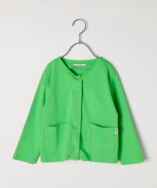 BAYFLOW（ベイフロー）の「スムーススナップカーディガン（KIDS）（カーディガン/ボレロ・キッズ・ブラック/アイボリー/グリーン・110cm/120cm/130cm/140cm）」の5枚目の写真