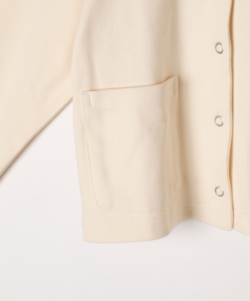 BAYFLOW（ベイフロー）の「スムーススナップカーディガン（KIDS）（カーディガン/ボレロ・キッズ・ブラック/アイボリー/グリーン・110cm/120cm/130cm/140cm）」の8枚目の写真