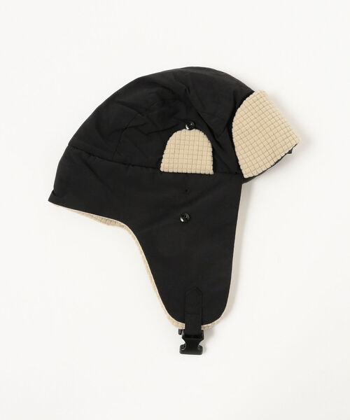 BURLAP OUTFITTER(バーラップアウトフィッター)の「BURLAP OUTFITTER / AVIATOR HAT(キャップ・メンズ・ブラック/オリーブ・ONE SIZE)」の3枚目の写真