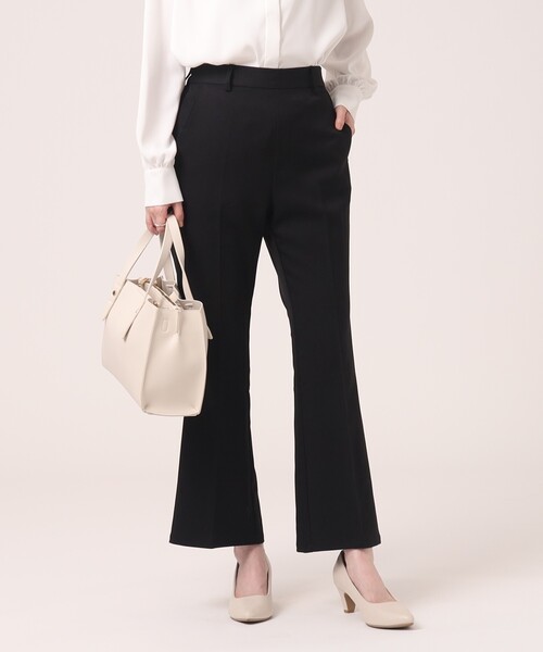 Cutie Blonde(キューティーブロンド)の「◆【なめらかタッチ】 センタープレス フレアパンツ(その他パンツ・レディース・ブラック/ブルー/ピンク系/ダークブラウン・02/03/01)」の8枚目の写真