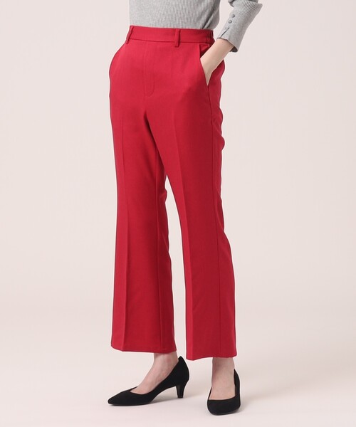 Cutie Blonde(キューティーブロンド)の「◆【なめらかタッチ】 センタープレス フレアパンツ(その他パンツ・レディース・ブラック/ブルー/ピンク系/ダークブラウン・02/03/01)」の13枚目の写真