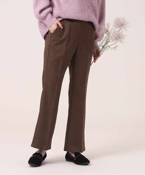 Cutie Blonde(キューティーブロンド)の「◆【なめらかタッチ】 センタープレス フレアパンツ(その他パンツ・レディース・ブラック/ブルー/ピンク系/ダークブラウン・02/03/01)」の19枚目の写真