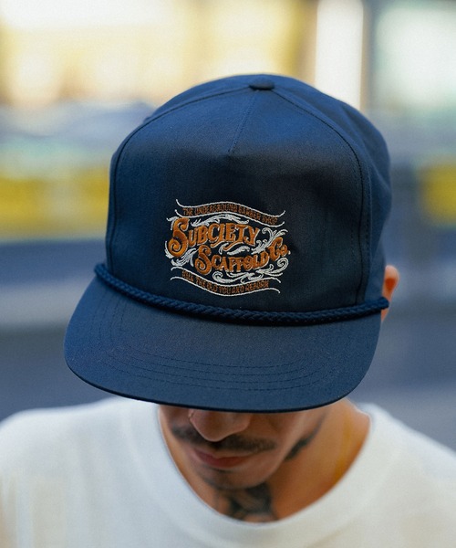 Subciety（サブサエティ）の「CLASSIC CAP-SCAFFOLD-（キャップ・メンズ・グリーン/ブラック/ネイビー・FREE）」の3枚目の写真
