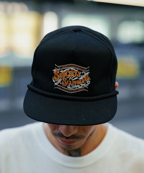 Subciety（サブサエティ）の「CLASSIC CAP-SCAFFOLD-（キャップ・メンズ・グリーン/ブラック/ネイビー・FREE）」の2枚目の写真