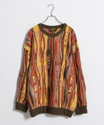 Revo. | ［UNIVERD72/ユニバード］COOGI 3D JQ C/N SWEATER クージー風 ジャガード編み クルーネックニット(ニット/セーター)