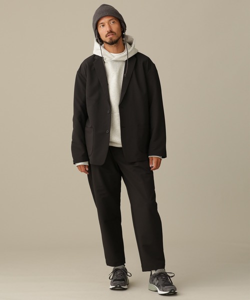 NANO universe（ナノユニバース）の「LB.03/シェルテックウォーム2Bラペルジャケット（テーラードジャケット・メンズ・ブラック/ブラウン/カーキ・S/M/L）」の6枚目の写真