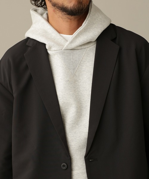 NANO universe（ナノユニバース）の「LB.03/シェルテックウォーム2Bラペルジャケット（テーラードジャケット・メンズ・ブラック/ブラウン/カーキ・S/M/L）」の13枚目の写真