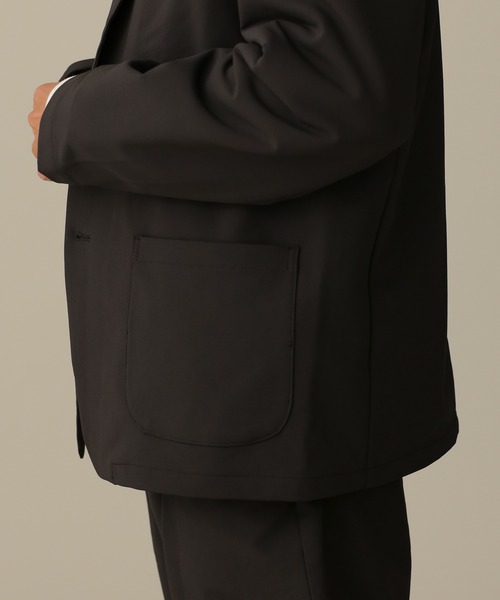 NANO universe（ナノユニバース）の「LB.03/シェルテックウォーム2Bラペルジャケット（テーラードジャケット・メンズ・ブラック/ブラウン/カーキ・S/M/L）」の9枚目の写真