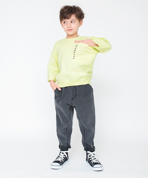 BRANSHES(ブランシェス)の「ガーデナーテーパードデニムパンツ(デニムパンツ・キッズ・その他/ネイビー/ブルー/グレー・110cm/90cm/130cm/150cm/100cm/120cm/140cm/160cm)」の7枚目の写真