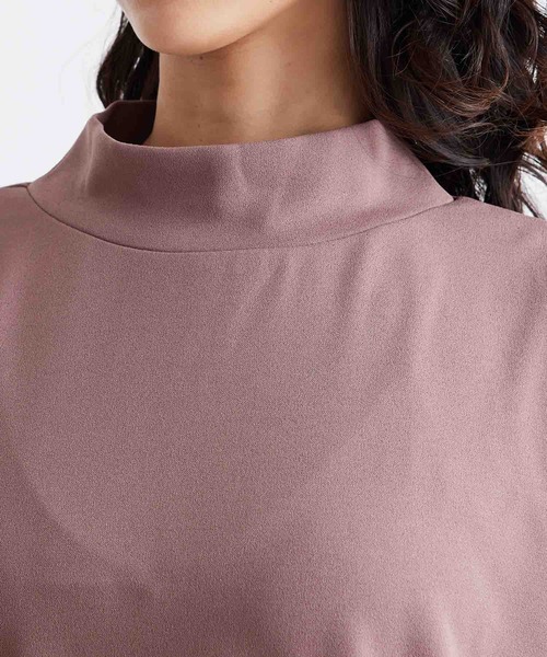 NERGY(ナージー)の「モックネックビッグプローバー(Tシャツ/カットソー・レディース・ダークブラウン/グリーン/ブルー/ブラック・FREE)」の20枚目の写真