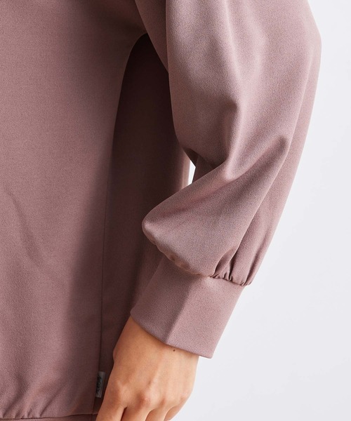 NERGY(ナージー)の「モックネックビッグプローバー(Tシャツ/カットソー・レディース・ダークブラウン/グリーン/ブルー/ブラック・FREE)」の21枚目の写真