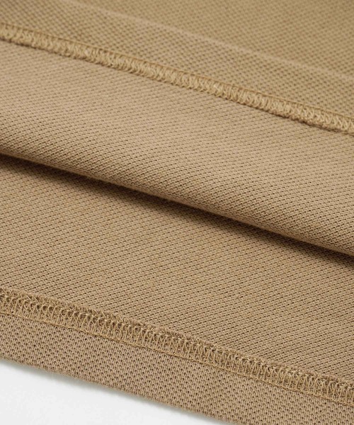 X-girl（エックスガール）の「CONTRAST STRIPE POLO SHIRT（Tシャツ/カットソー・レディース・ブラック/ホワイト/ブラウン・S/M）」の20枚目の写真