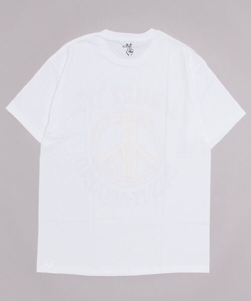 HAIGHT（ヘイト）の「ヘイト [HAIGHT] - × テクスタ [TEXTA] コラボ リガライズ イット グラフィック 半袖 Tシャツ [LEGALIZE IT TEE]（Tシャツ/カットソー・メンズ・ホワイト/パープル/ブラック・LARGE/X-LARGE/MEDIUM/SMALL）」の18枚目の写真