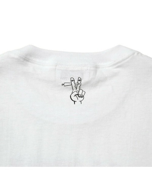 HAIGHT（ヘイト）の「ヘイト [HAIGHT] - × テクスタ [TEXTA] コラボ リガライズ イット グラフィック 半袖 Tシャツ [LEGALIZE IT TEE]（Tシャツ/カットソー・メンズ・ホワイト/パープル/ブラック・LARGE/X-LARGE/MEDIUM/SMALL）」の7枚目の写真