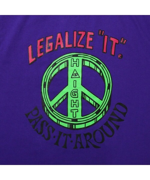 HAIGHT（ヘイト）の「ヘイト [HAIGHT] - × テクスタ [TEXTA] コラボ リガライズ イット グラフィック 半袖 Tシャツ [LEGALIZE IT TEE]（Tシャツ/カットソー・メンズ・ホワイト/パープル/ブラック・LARGE/X-LARGE/MEDIUM/SMALL）」の13枚目の写真