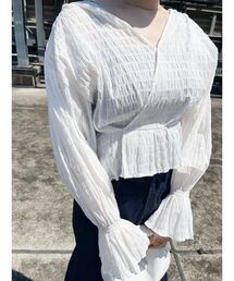 MURUA | カシュクールタックブラウス(シャツ/ブラウス)