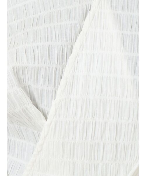 MURUA（ムルーア）の「カシュクールタックブラウス（シャツ/ブラウス・レディース・オレンジ/ホワイト/ブルー/ブラック・FREE）」の8枚目の写真