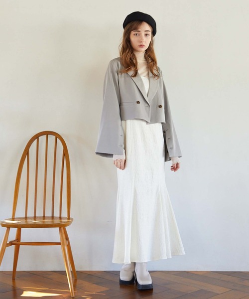 ＪＱサイドスリットマーメイドキャミワンピース