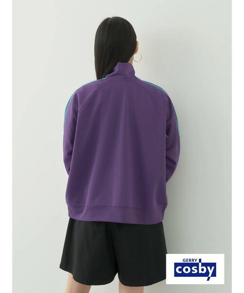 earth music&ecology（アースミュージックアンドエコロジー）の「別注 cosby トラックジャケット（ブルゾン・レディース・ダークパープル/ブルー系その他6・FREE）」の6枚目の写真