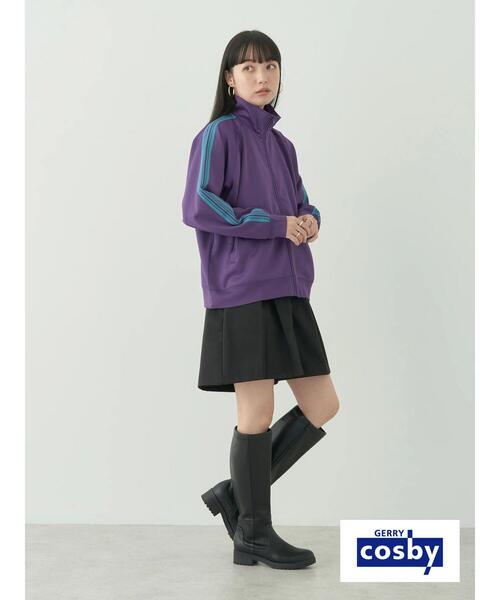 earth music&ecology（アースミュージックアンドエコロジー）の「別注 cosby トラックジャケット（ブルゾン・レディース・ダークパープル/ブルー系その他6・FREE）」の9枚目の写真