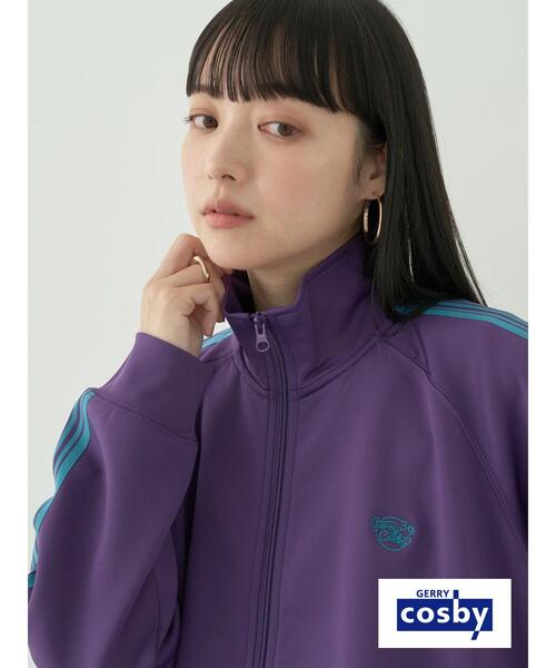 earth music&ecology（アースミュージックアンドエコロジー）の「別注 cosby トラックジャケット（ブルゾン・レディース・ダークパープル/ブルー系その他6・FREE）」の11枚目の写真