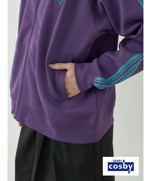 earth music&ecology（アースミュージックアンドエコロジー）の「別注 cosby トラックジャケット（ブルゾン・レディース・ダークパープル/ブルー系その他6・FREE）」の14枚目の写真