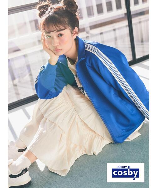 earth music&ecology（アースミュージックアンドエコロジー）の「別注 cosby トラックジャケット（ブルゾン・レディース・ダークパープル/ブルー系その他6・FREE）」の15枚目の写真