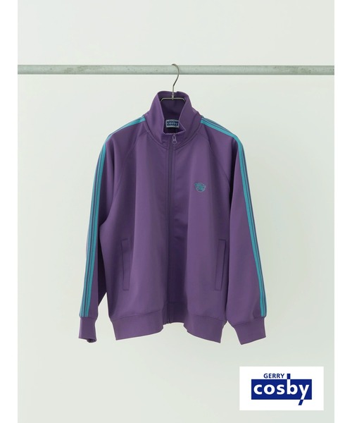 earth music&ecology（アースミュージックアンドエコロジー）の「別注 cosby トラックジャケット（ブルゾン・レディース・ダークパープル/ブルー系その他6・FREE）」の2枚目の写真