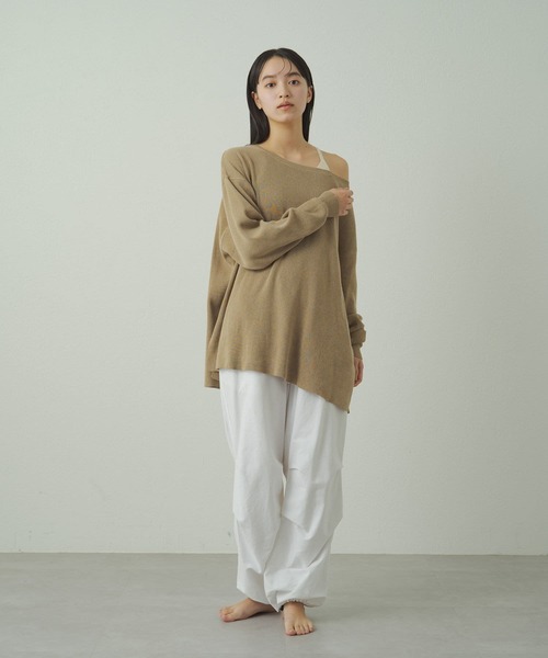 earthy（アーシー）の「【earthy_】パラシュートパンツ（その他パンツ・レディース・ホワイト/ベージュ/カーキ・FREE）」の7枚目の写真