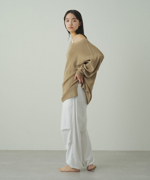 earthy（アーシー）の「【earthy_】パラシュートパンツ（その他パンツ・レディース・ホワイト/ベージュ/カーキ・FREE）」の8枚目の写真