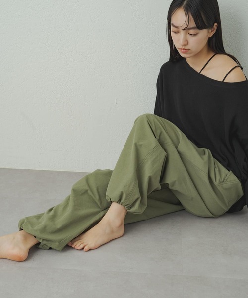 earthy（アーシー）の「【earthy_】パラシュートパンツ（その他パンツ・レディース・ホワイト/ベージュ/カーキ・FREE）」の11枚目の写真