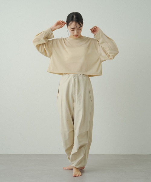 earthy（アーシー）の「【earthy_】パラシュートパンツ（その他パンツ・レディース・ホワイト/ベージュ/カーキ・FREE）」の19枚目の写真