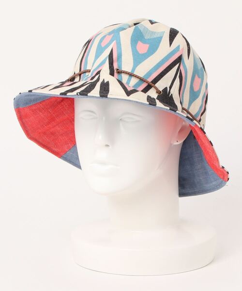 チャイハネ（チャイハネ）の「【チャイハネ】チュリバリバーシブルハット（ハット・レディース・ブルー/カーキ/オレンジ・FREE）」の7枚目の写真