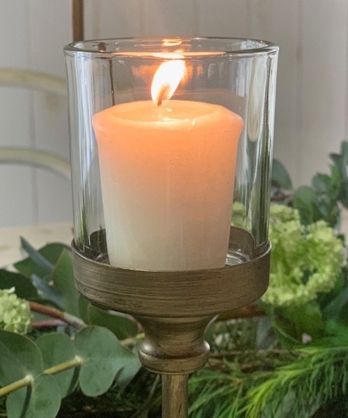 DULTON（ダルトン）の「IRON CANDLE STAND S /アイアン キャンドル スタンド S（キャンドル・メンズ・アンティークゴールド・SMALL）」の2枚目の写真