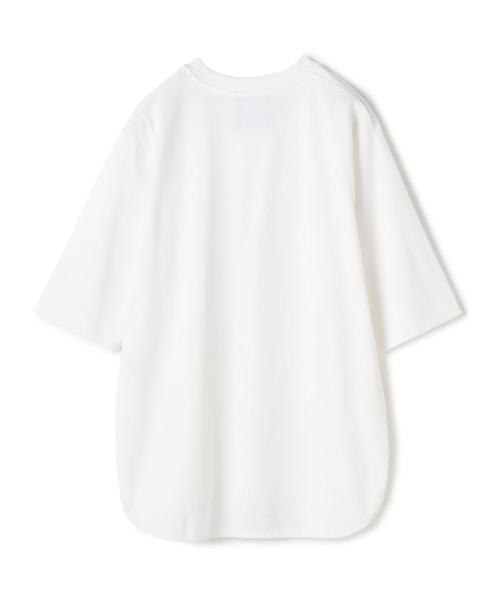 N.O.R.C by the line（ノークバイザライン）の「マルチファンクション5分袖ラウンドヘムTシャツ（Tシャツ/カットソー・レディース・オフホワイト/ブラック・S/M）」の4枚目の写真