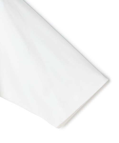 N.O.R.C by the line（ノークバイザライン）の「マルチファンクション5分袖ラウンドヘムTシャツ（Tシャツ/カットソー・レディース・オフホワイト/ブラック・S/M）」の18枚目の写真